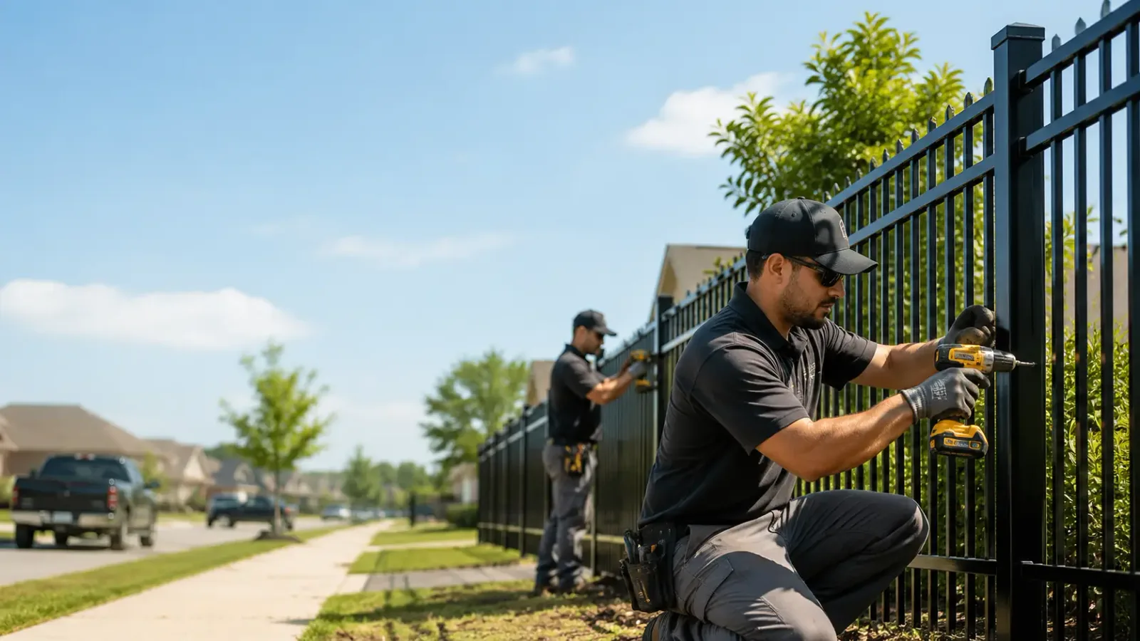 Metal Fence Installation in Newark, NY